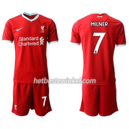 Liverpool James Milner 7 Voetbaltenues Kind Thuis 2020/21 - SS (+ Korte broeken)